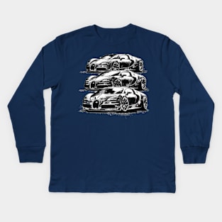 Bugatti Veyron Kids Long Sleeve T-Shirt